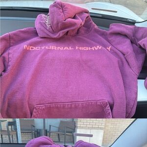 Purple Nocturnal Highway Hoodie
